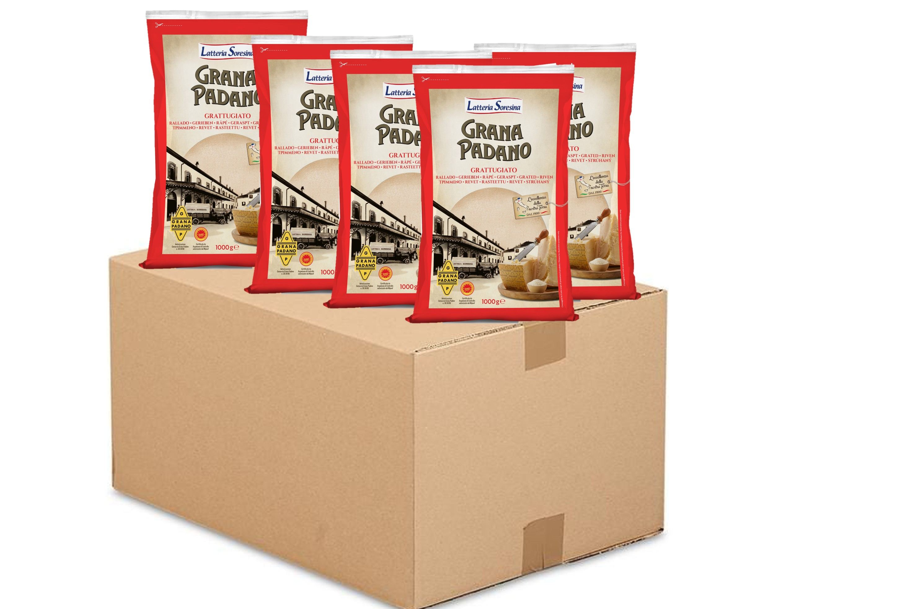 Grana Padano DOP gerieben