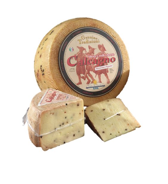 Pecorino hart mit schwarzem Pfeffer Calcagno 3.2 kg
