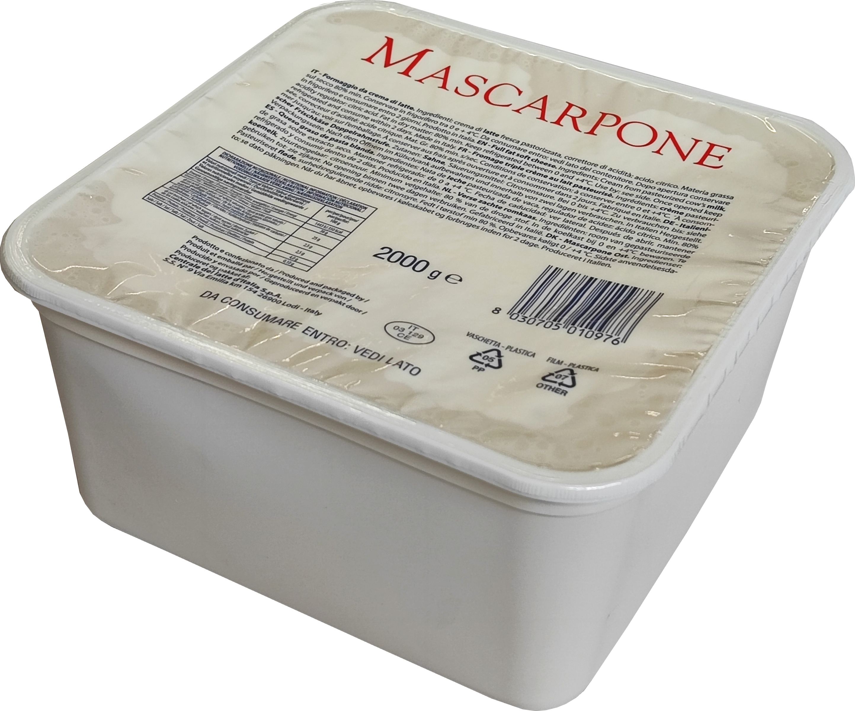 Mauri - Mascarpone, 2 kg