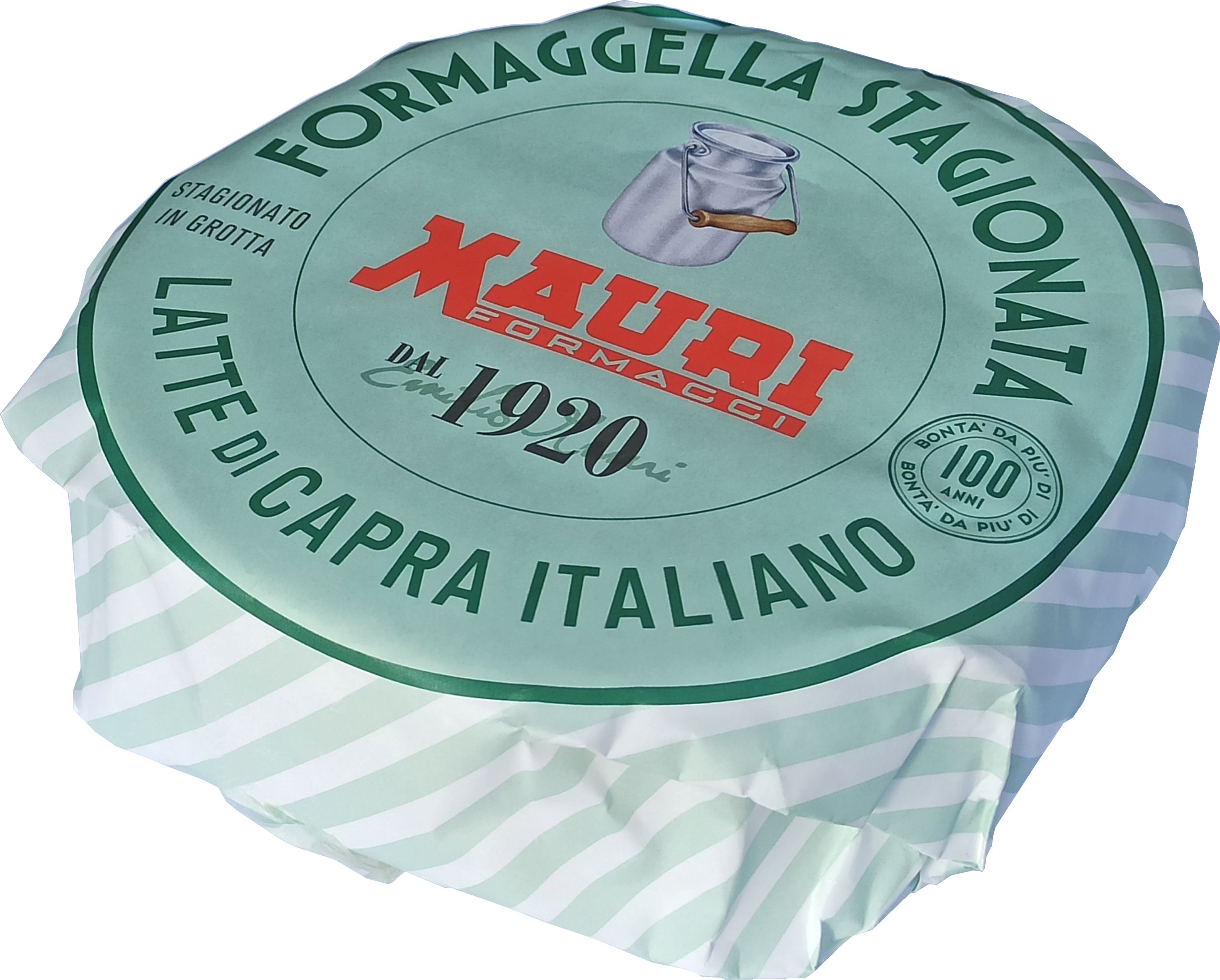 Formaggella gereift mit Ziegenmilch Vorb.