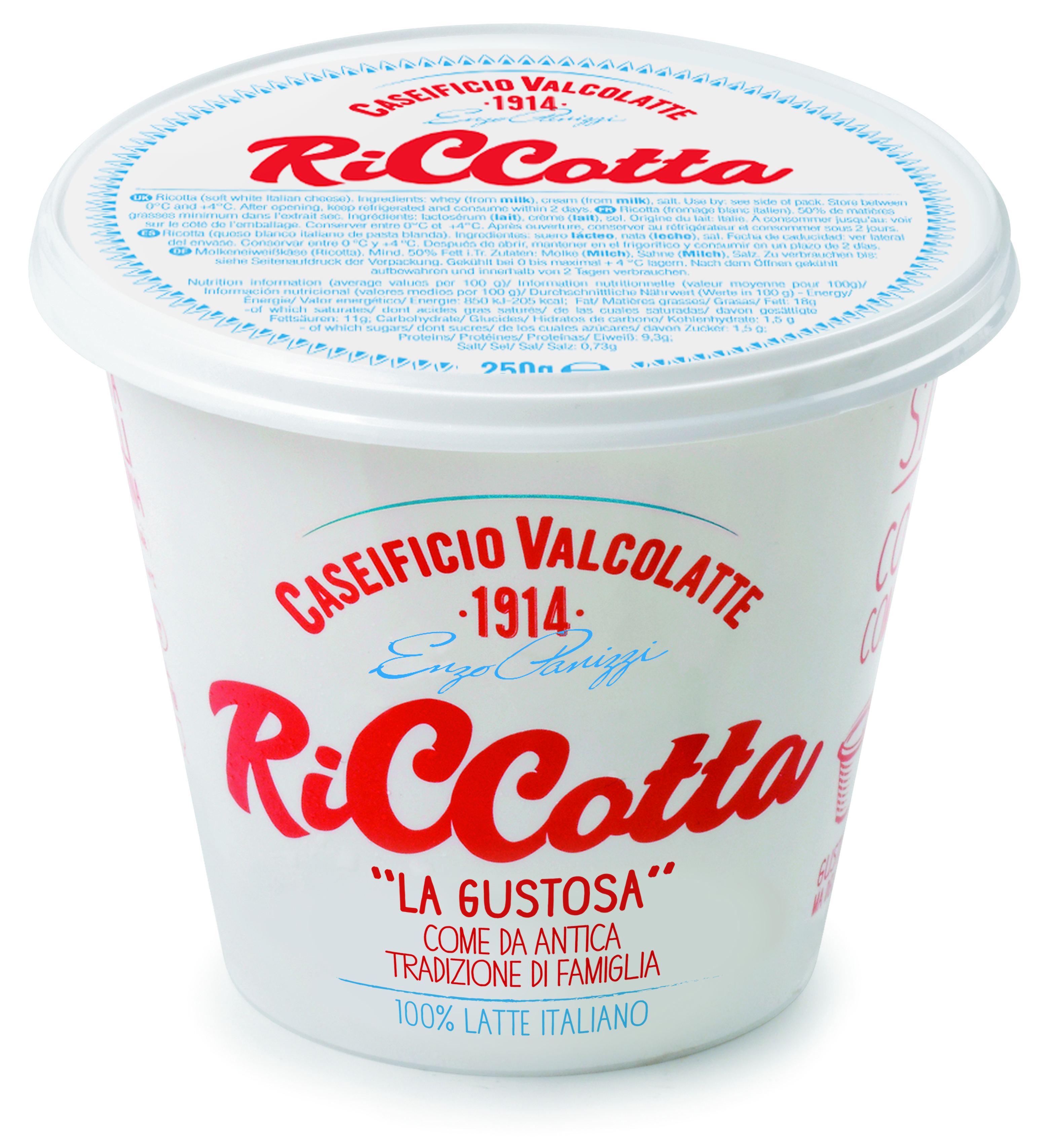 Ricotta Valcolatte 100% italienisch