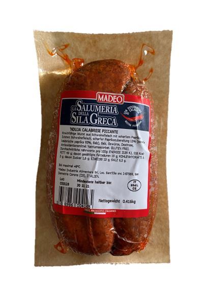 Nduja scharf aus Kalabrien