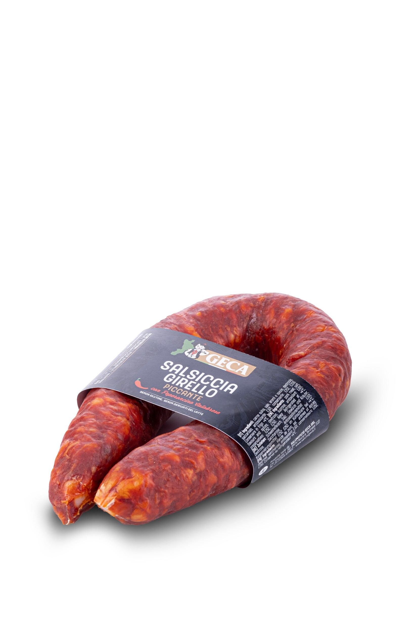 Salsiccia Girello aus Kalabrien scharf