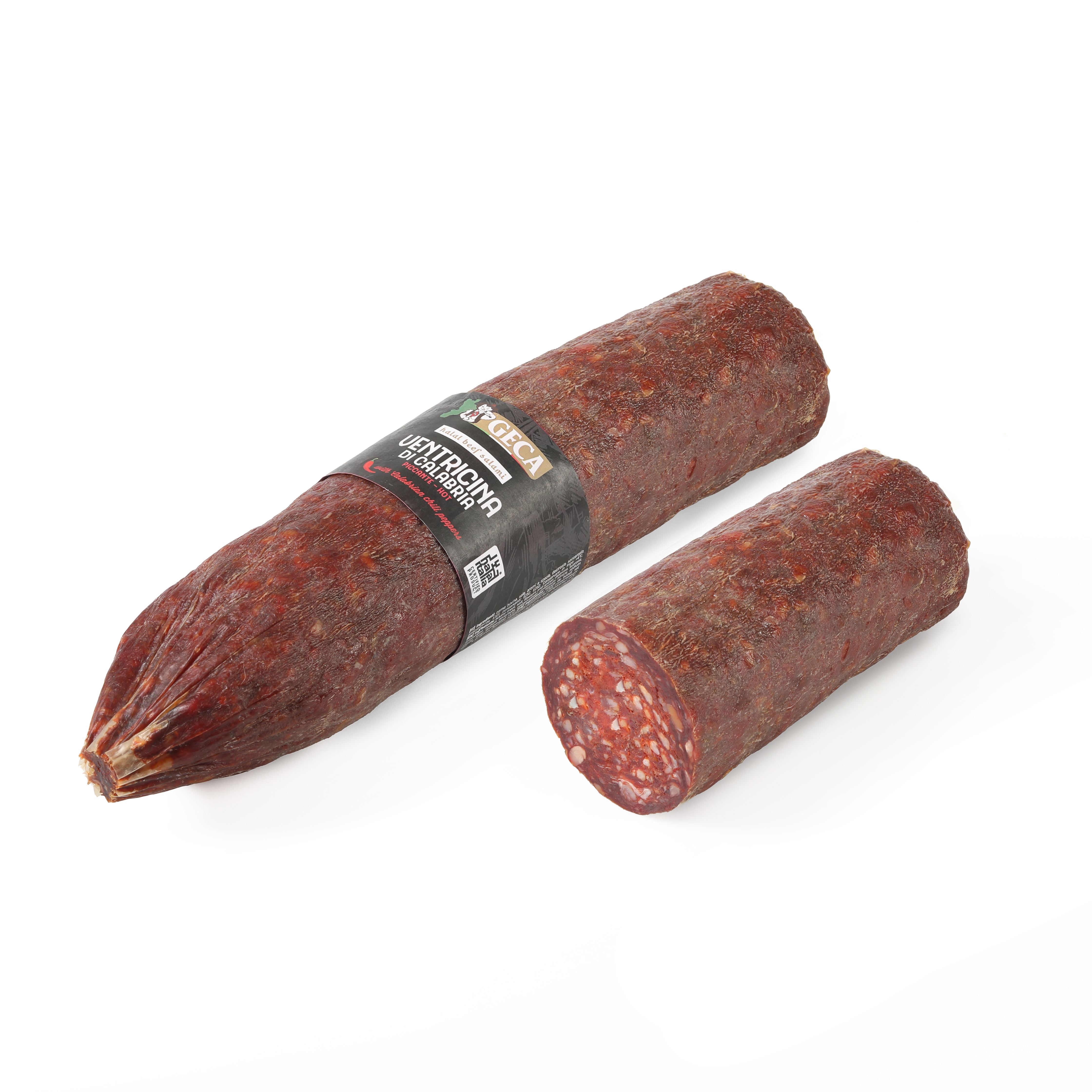 Halal Salami Ventricina aus Kalabrien 1/2