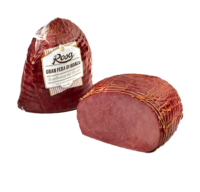 Leicht geräuchte Rindshuft 1/2