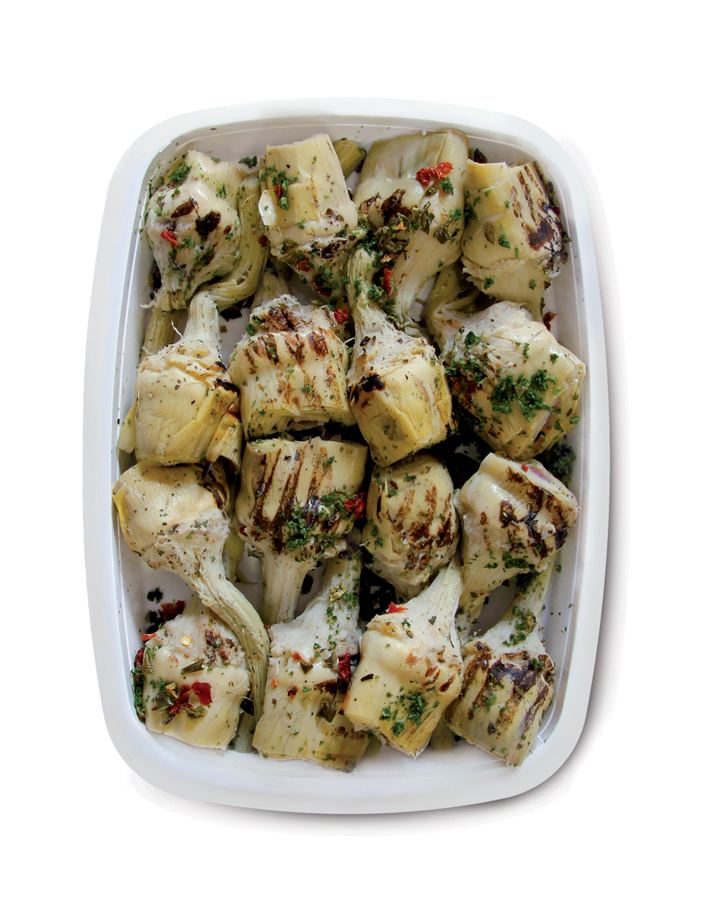 Artischocken in Oel mit Stiel 1 kg