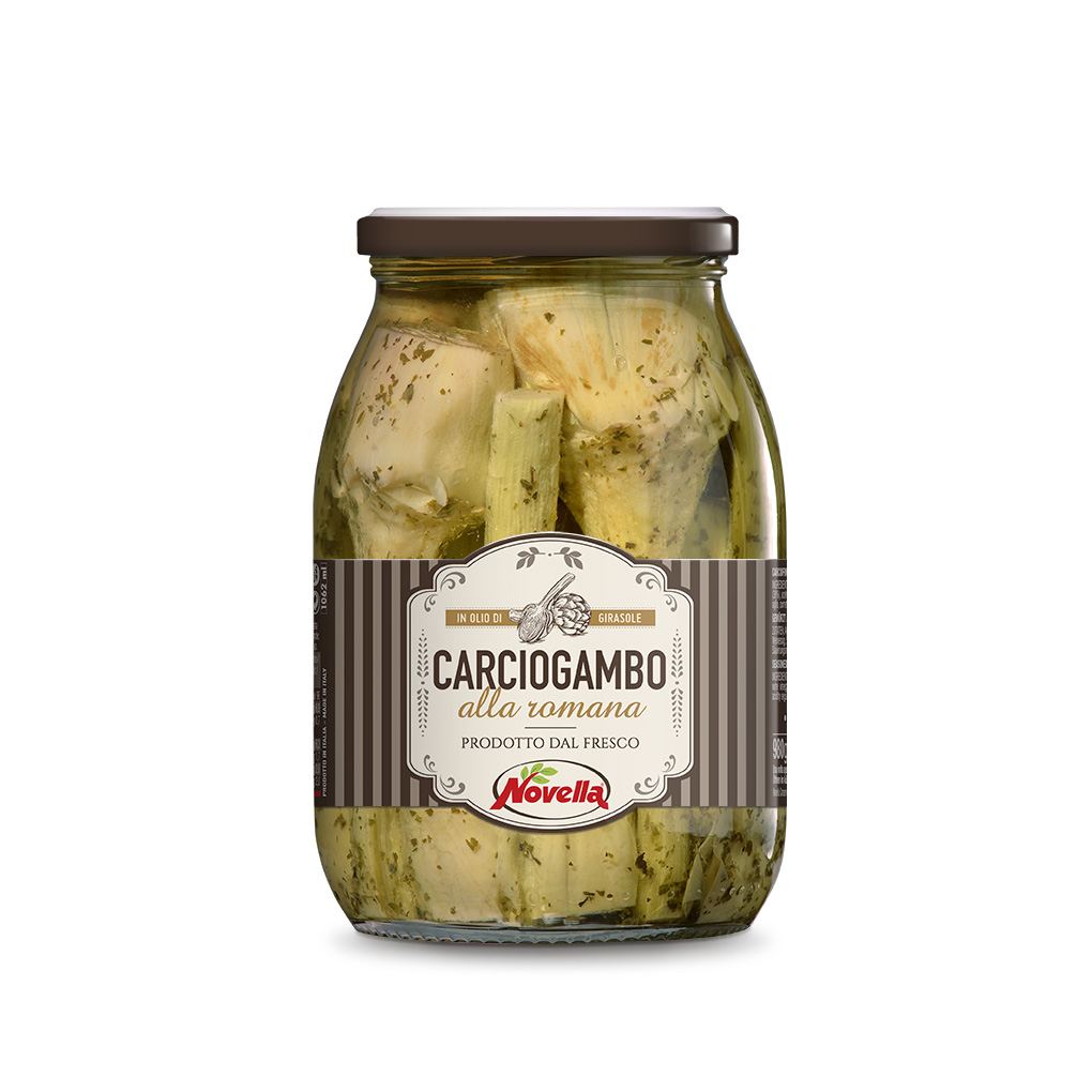 Artischocken römische Art mit Stiel