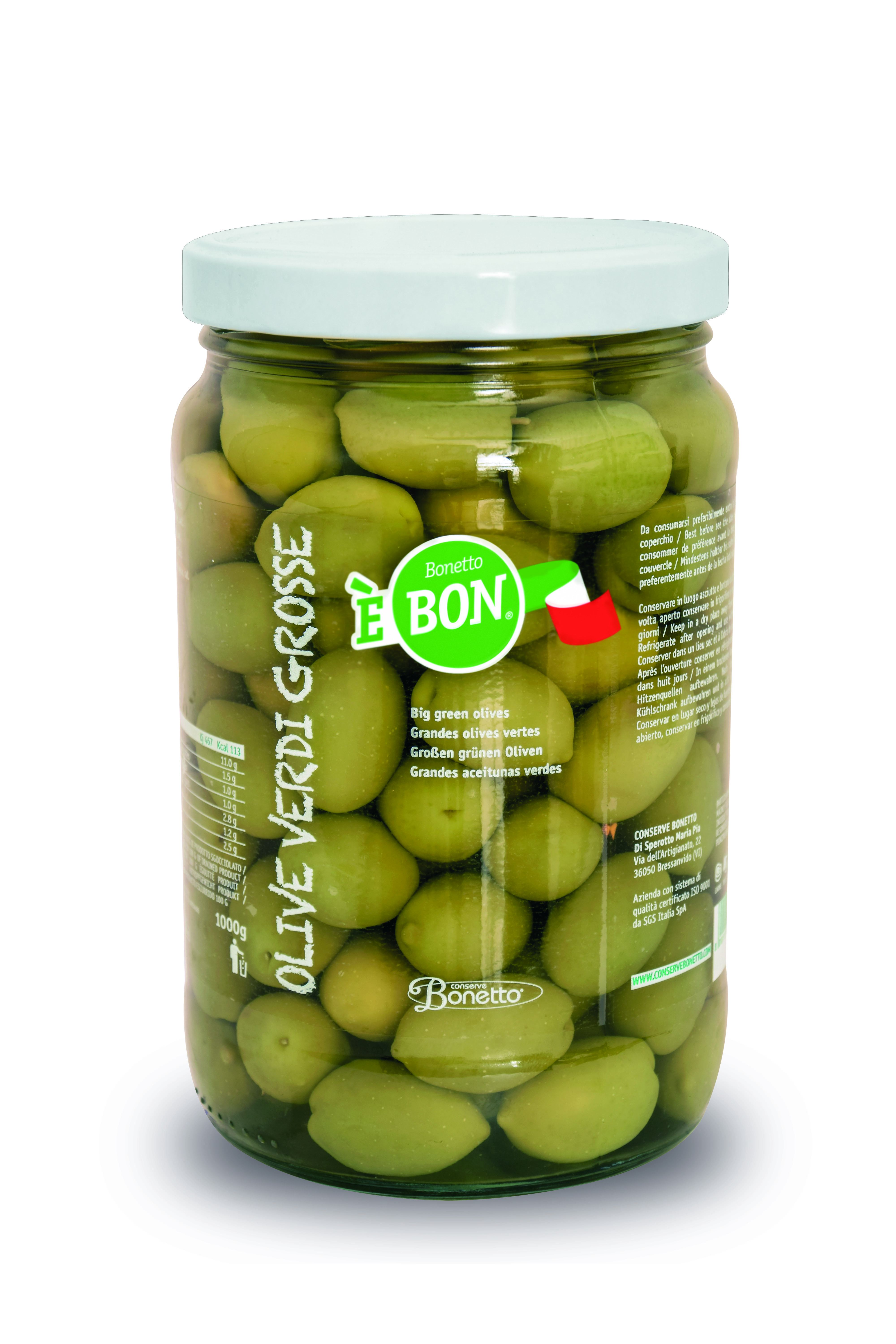 Bonetto - Oliven grün gross, 1062 ml