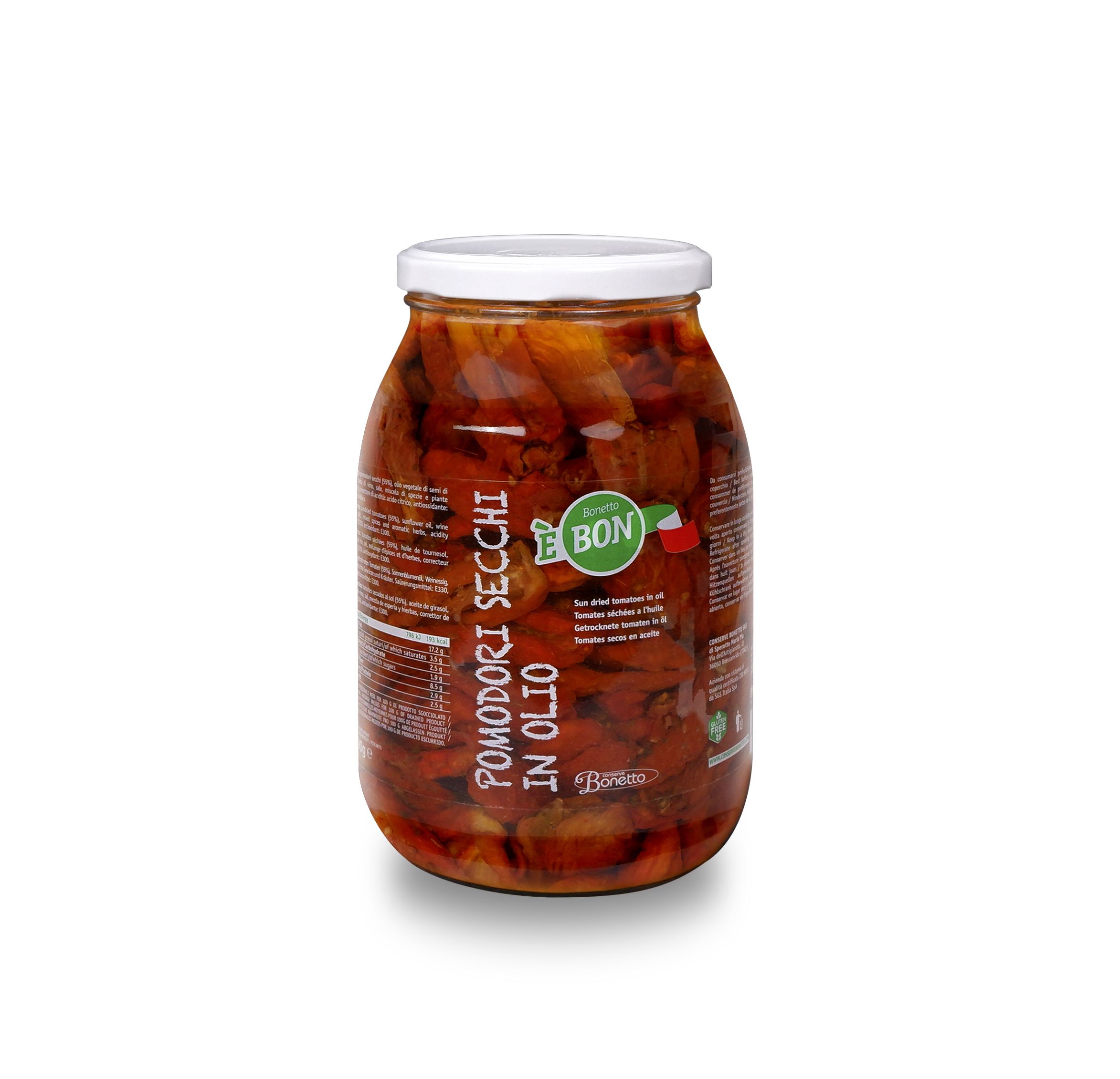 Bonetto - Getrocknete Tomaten in Öl, 1062 ml