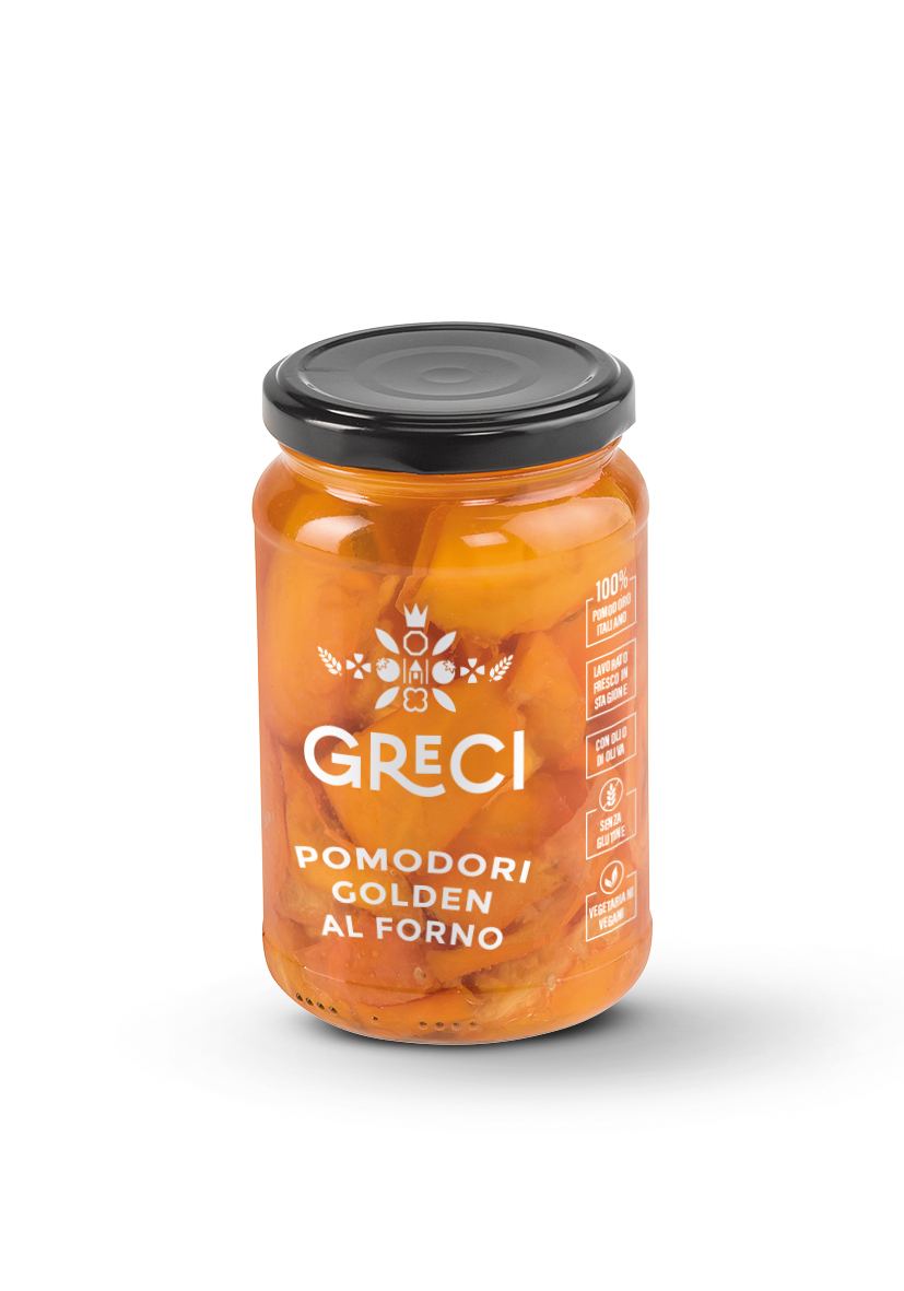 Gelbe Ofentomaten im Glas