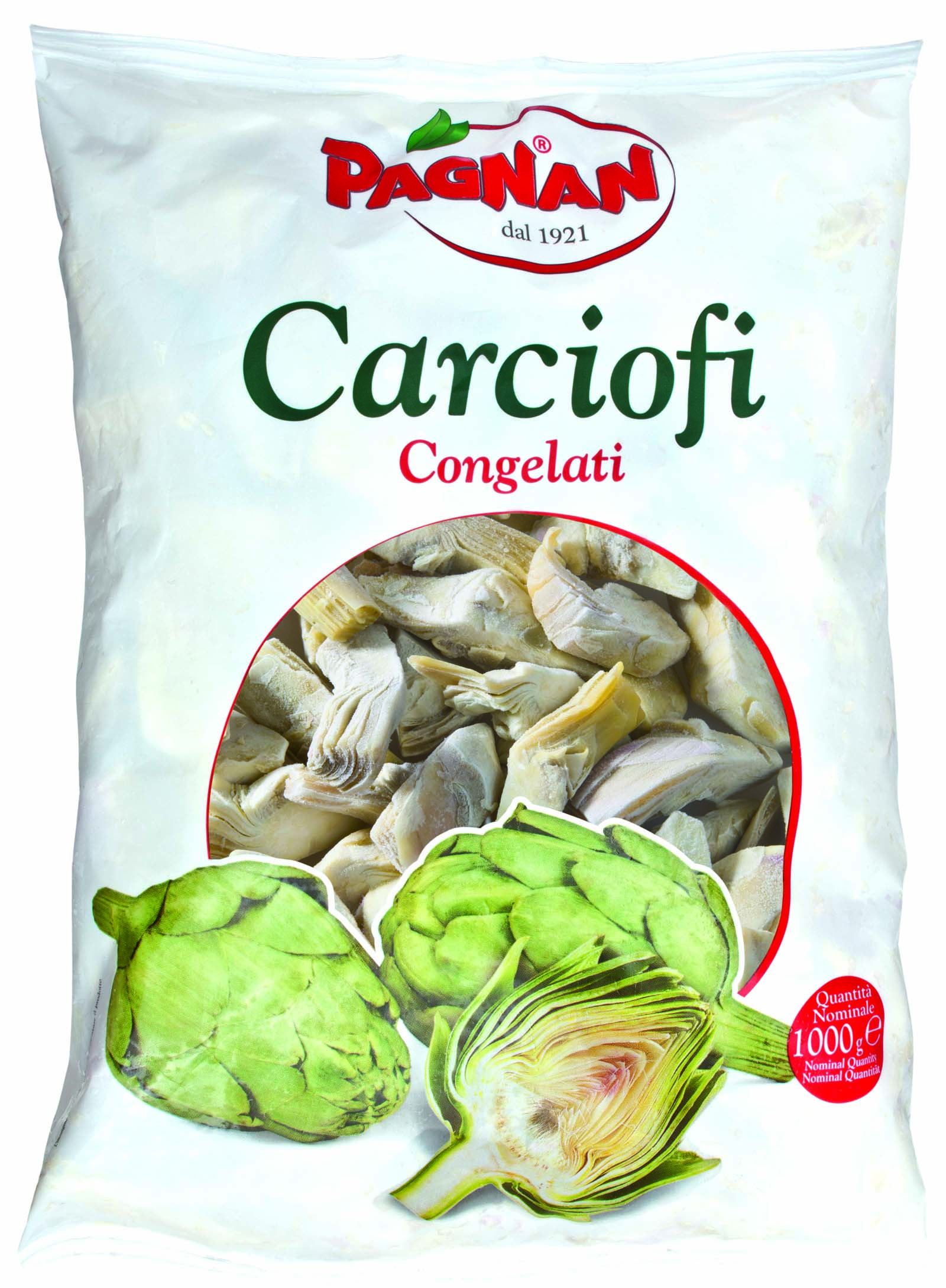 Gefrorene Artischocken geviertelt Grad B 1 kg