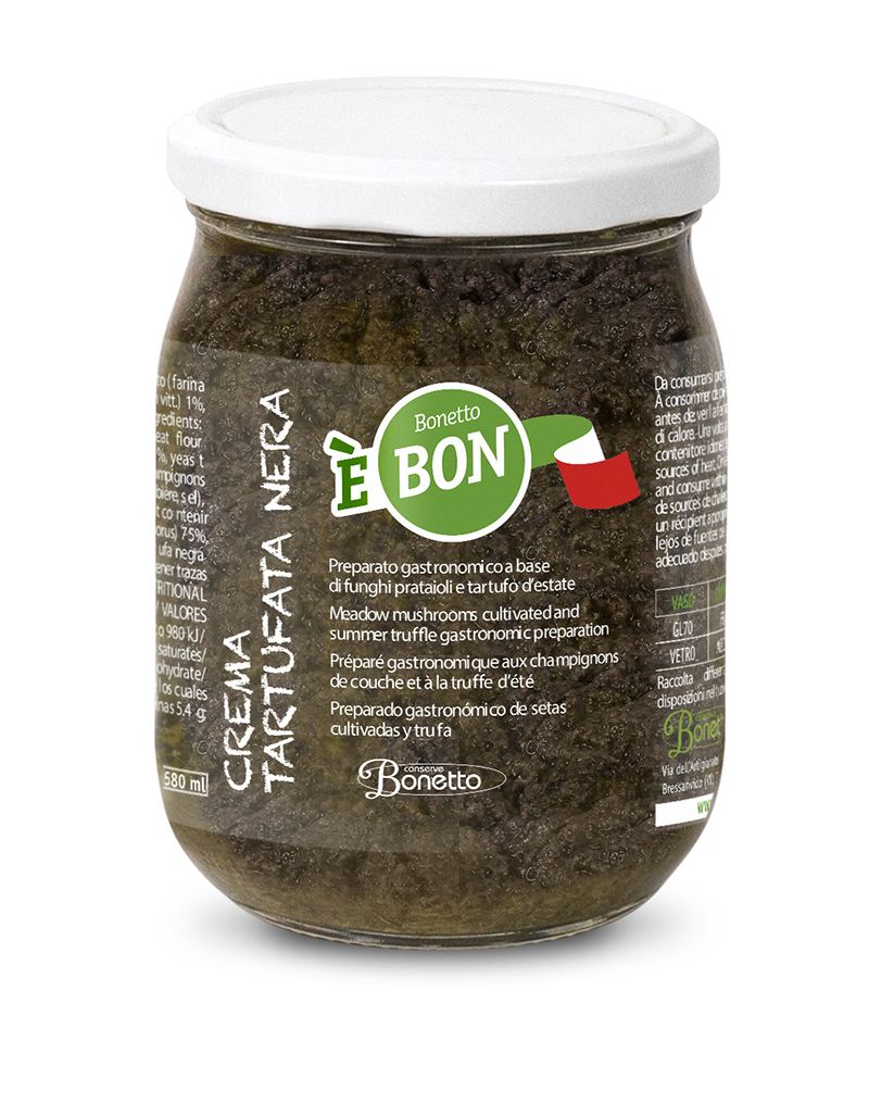 Bonetto - Creme mit schwarzen Trüffeln, 510 g