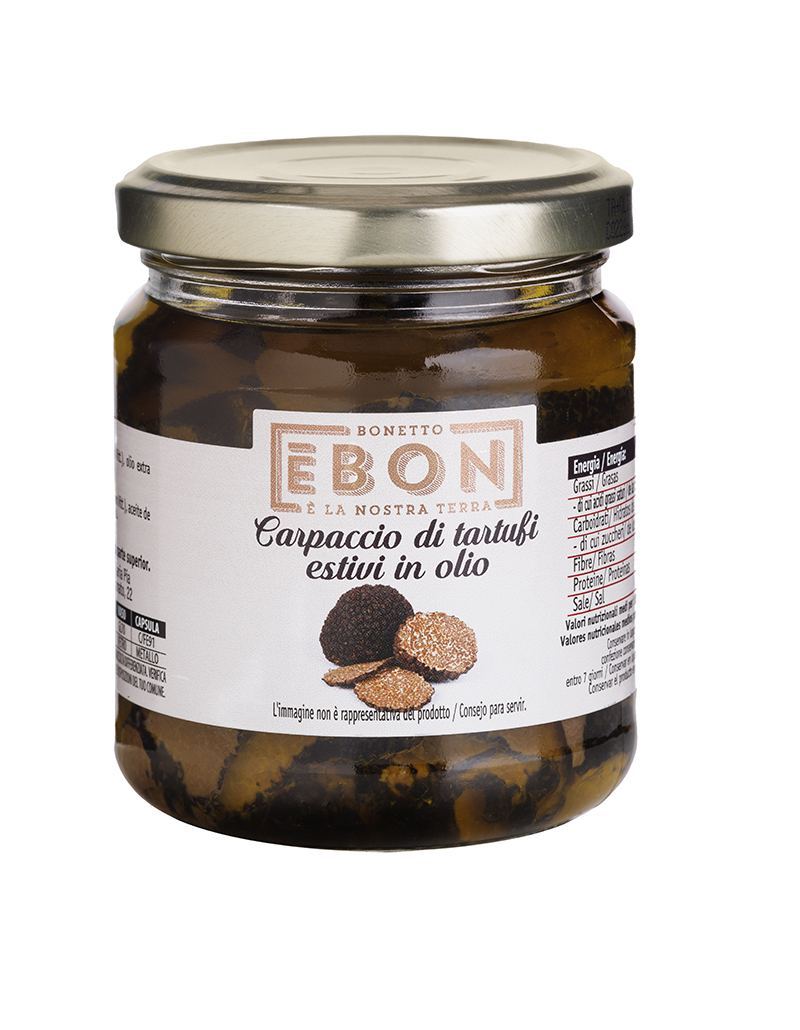 Bonetto - Carpaccio di Tartufi estivi in olio