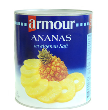 Ananas Scheiben im Sirup 3063g