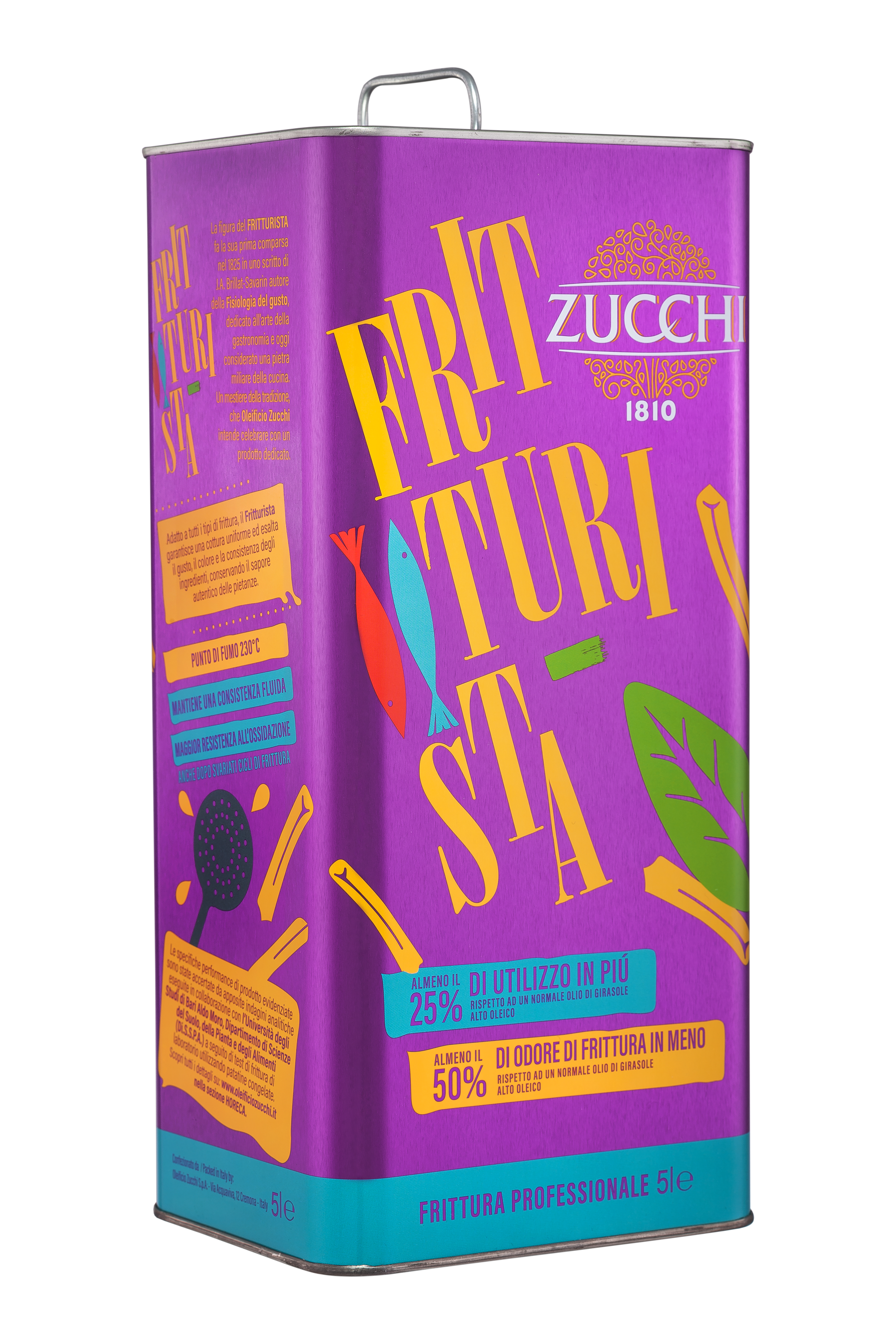 Frittieröl 100% Sonnenblumen Fritturista 5 l Pet