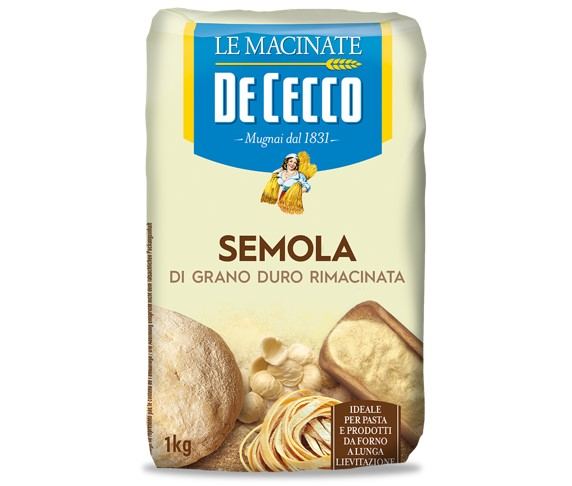 Hartweizengrieß fein gemahlen De Cecco 1 kg