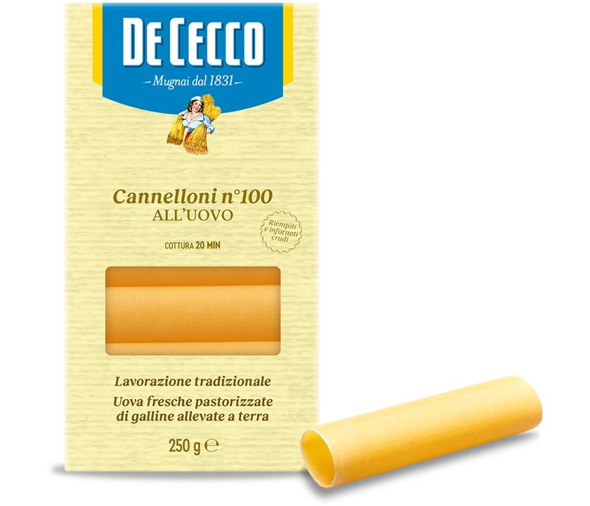 Cannelloni aus Eierteigwaren Nr. 100 De Cecco 250g