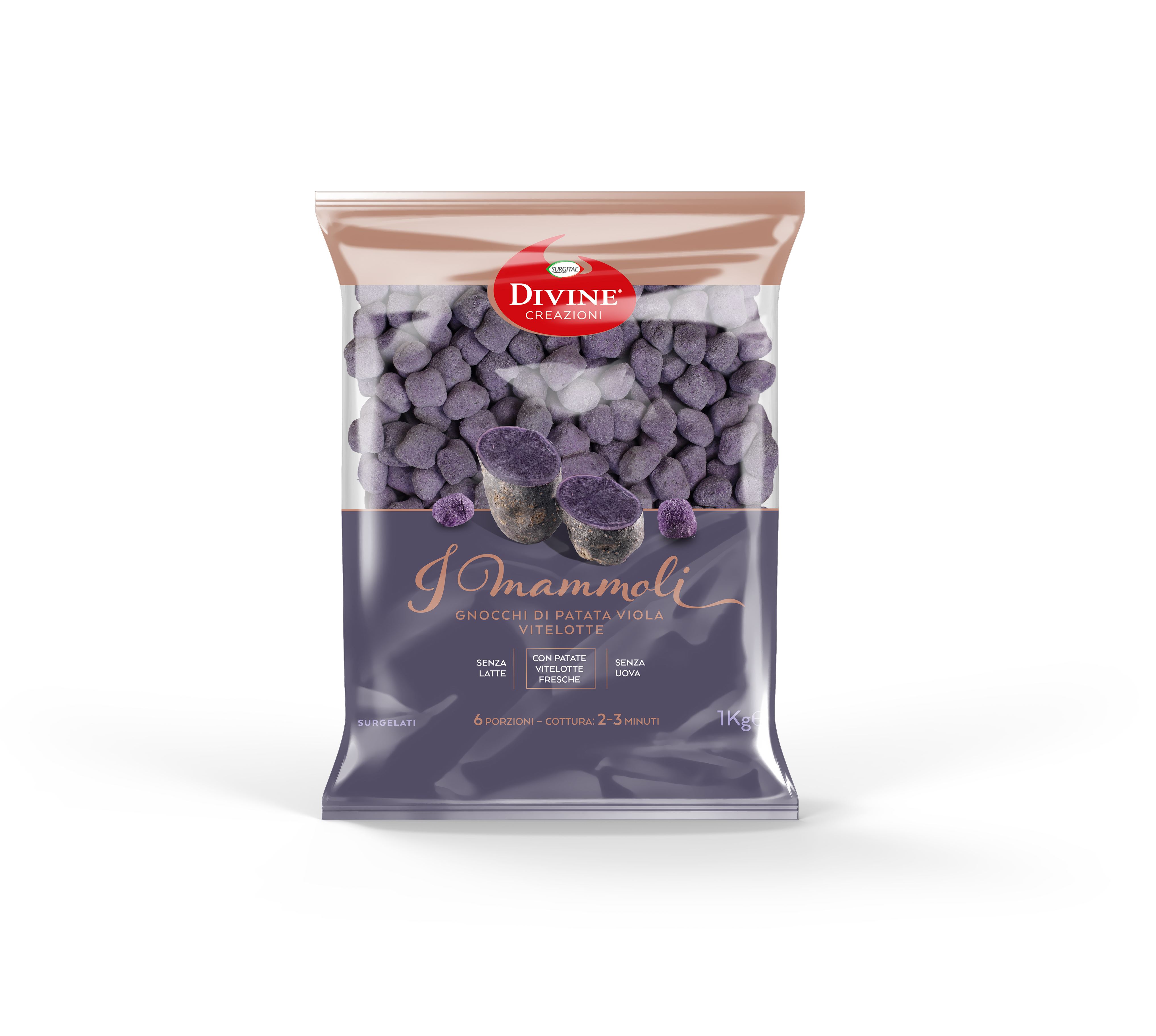 Gnocchi aus violetten Kartoffeln