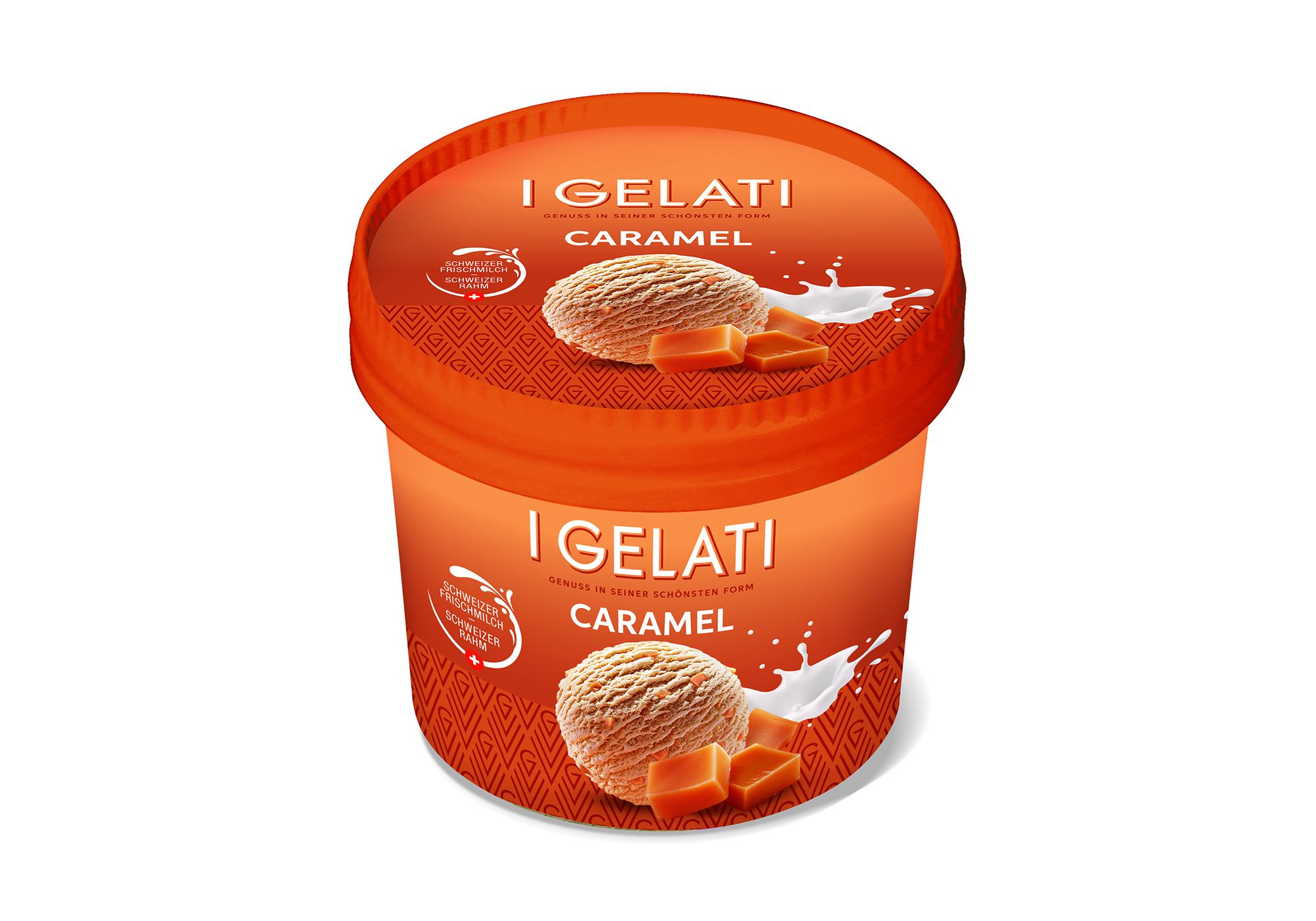 Becher Rahmglace Karamell