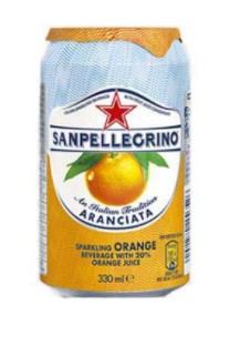 Aranciata süss S.Pellegrino Dose 33 cl.