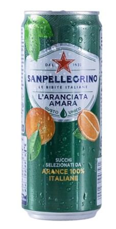 Aranciata bitter S.Pellegrino Dose 33 cl.