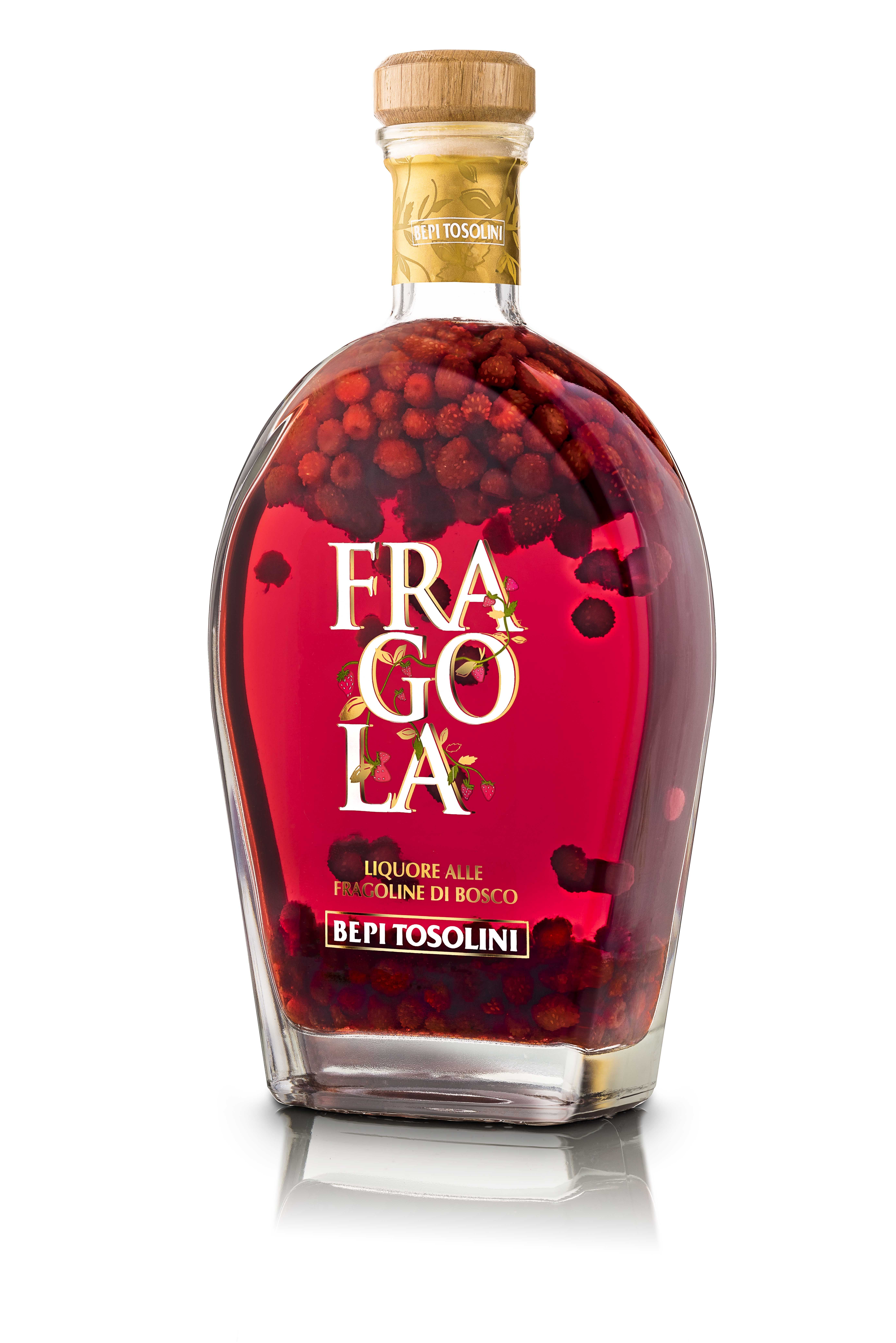 Fragola Likör aus Walderdbeeren