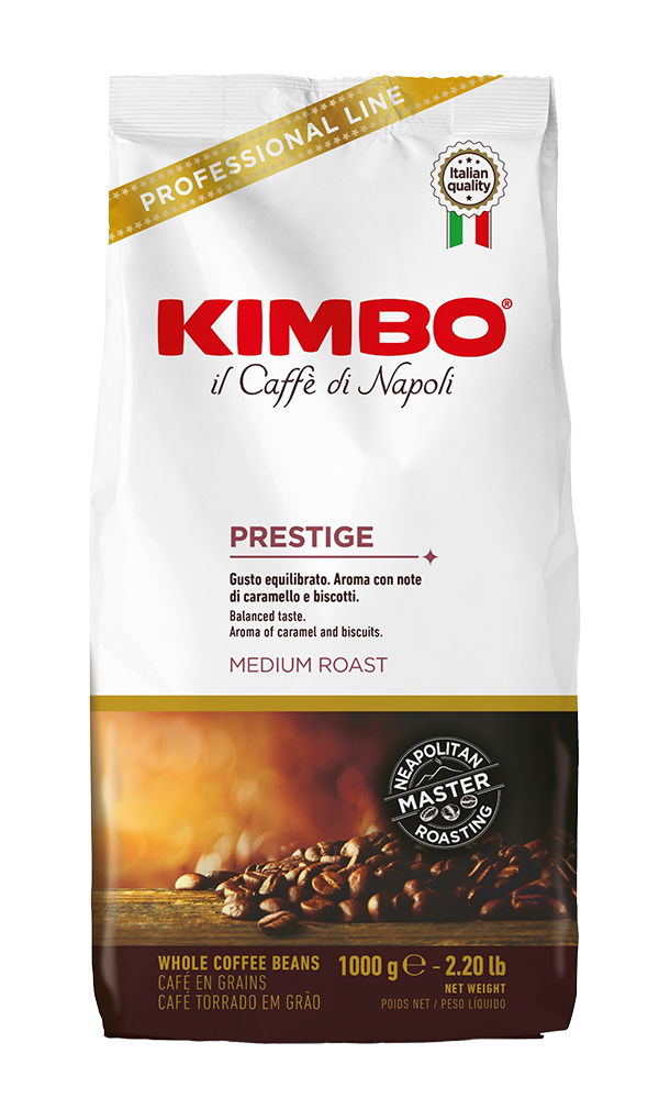Kaffee Kimbo Prestige Bohnen 10/13